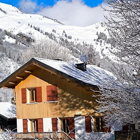 Appartement En Duplex Dans Un Chalet Typique Valloire Bagian luar foto